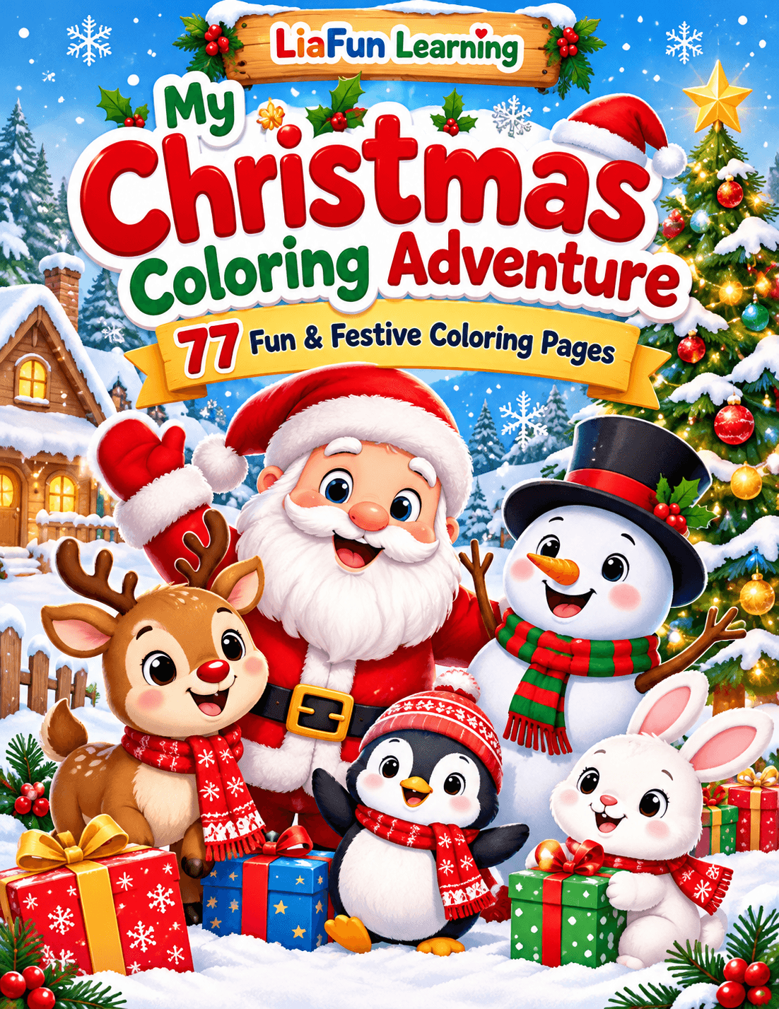 My Christmas Coloring Adventure book cover